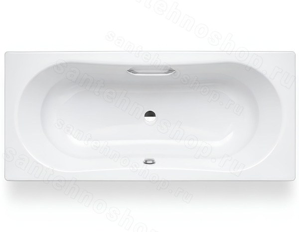 Стальная ванна Laufen Thallium 2.2509.3.000.040.1 180x80 c ручками 180x80 c ручками и шумоизоляцией, белая
