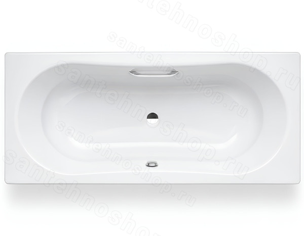 Стальная ванна Laufen Thallium 2.2509.3.600.040.1 180x80 c ручками 180x80 c ручками и шумоизоляцией, белая