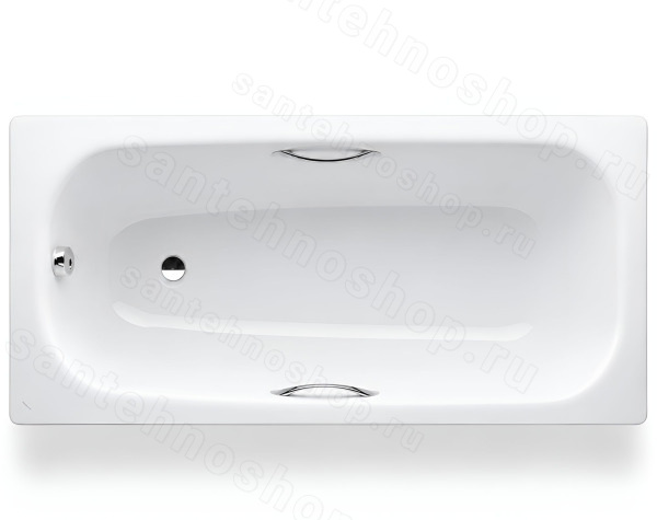 Стальная ванна Laufen Pro 2.2495.3.000.040.1 170x70 с ручками 170x70 с ручками и шумоизоляцией, белая