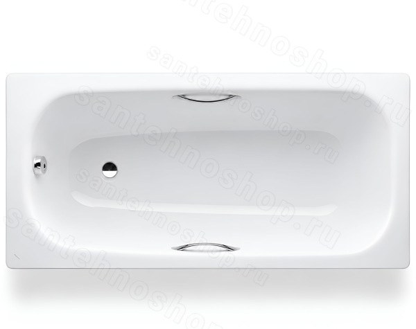 Стальная ванна Laufen Pro 2.2595.3.600.040.1 170x75 с ручками 170x75 с ручками и шумоизоляцией, белая
