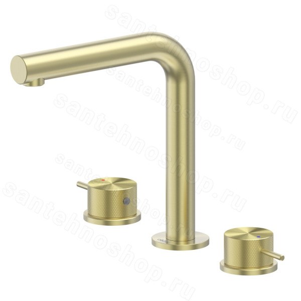 Смеситель для раковины Abber Emotion 316 AF8808BG, золото брашированное, золото брашированное