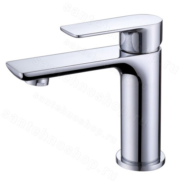 Смеситель для раковины Abber Weiss Insel AF8010, хром, хром
