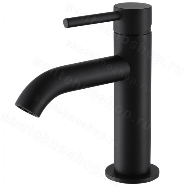 Смеситель для раковины Abber Wasser Kreis AF8110B, черный матовый, черный матовый