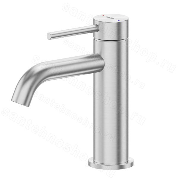 Смеситель для раковины Abber Wasser Kreis 316 AF8110BST, сталь брашированная, сталь брашированная