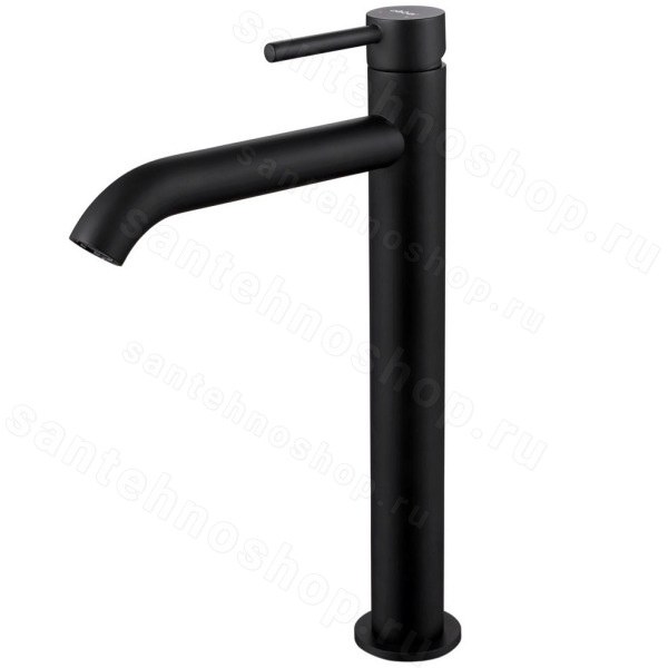 Смеситель для раковины Abber Wasser Kreis AF8111B, черный матовый, черный матовый