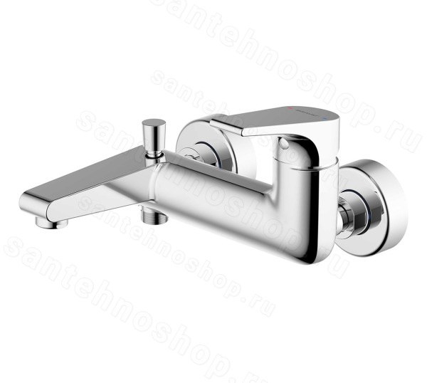 Смеситель для ванны Bravat Vega F6119177CP-01, хром, хром