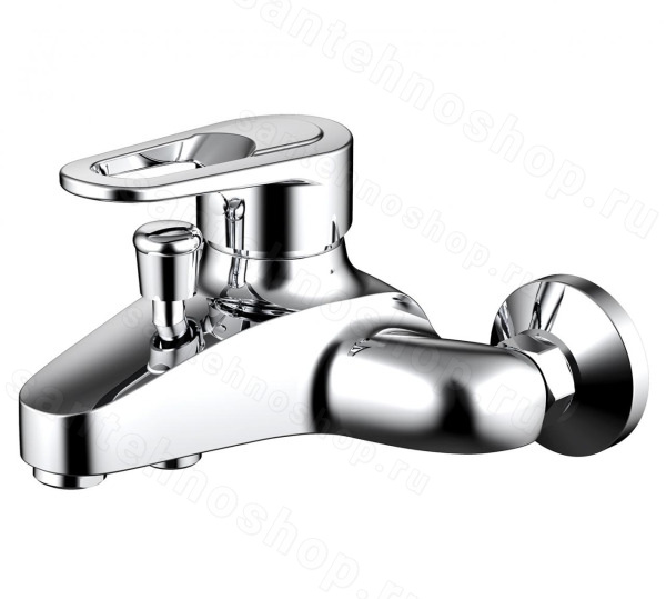 Смеситель для ванны Bravat Loop F6124182CP-01-RUS, хром, хром