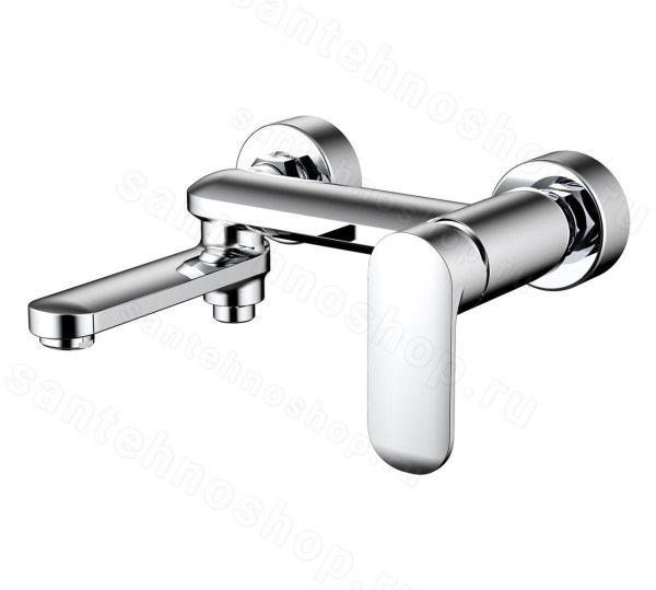 Смеситель для ванны Bravat Opal F6125183CP-01-RUS, хром, хром