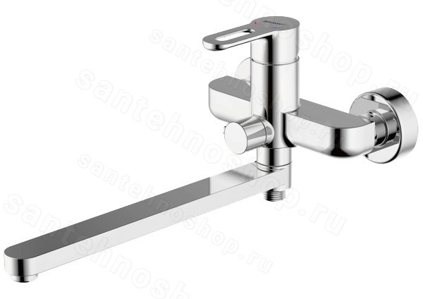 Смеситель для ванны Bravat Stream-d F637163C-01A, хром, хром