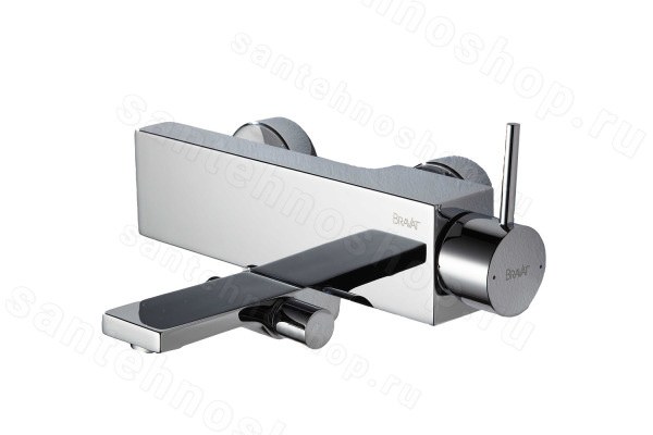 Встраиваемый смеситель для ванны Bravat Arc F66061C-01A-ENG, хром, хром