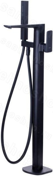 Напольный смеситель для ванны Allen Brau Infinity 5.21009-31 с лейкой, черный матовый