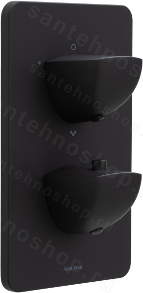 Встраиваемый смеситель для ванны Allen Brau Infinity 5.21316-31, черный матовый