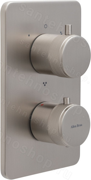 Встраиваемый смеситель для ванны Allen Brau Priority 5.31314-BN, никель брашированный