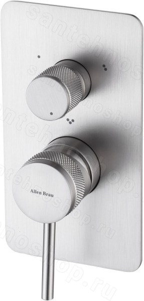 Встраиваемый смеситель для ванны Allen Brau Priority 5.31A11-BN, никель брашированный