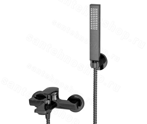Смеситель для ванны WasserKraft Wiese 8400 8401 с лейкой, оружейная сталь