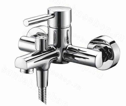 Смеситель для ванны WasserKraft Main 4100 4101 с лейкой, хром