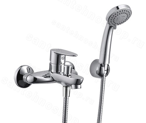 Смеситель для ванны WasserKraft Leine 3500 3501 с лейкой, хром
