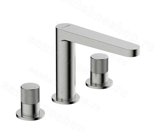 Встраиваемый смеситель для раковины Wasserkraft Tauber 6435, никель