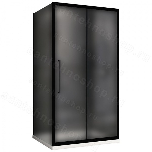 Душевой уголок Abber Schwarzer Diamant AG30100BMH-S100BM 100x100 раздви 100x100 раздвижной, профиль черный