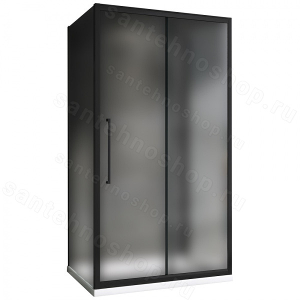 Душевой уголок Abber Schwarzer Diamant AG30170BMH-S90BM-S90BM 170x90 ра 170x90 раздвижной, профиль черный