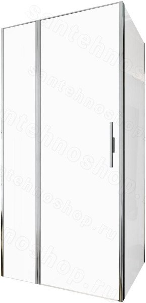 Душевой уголок Allen Brau Priority 3.31028.00+3.31040.00 100x80, профиль хро, профиль хром