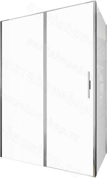 Душевой уголок Allen Brau Priority 3.31010.00+3.31019.00 140x100, профиль хр, профиль хром