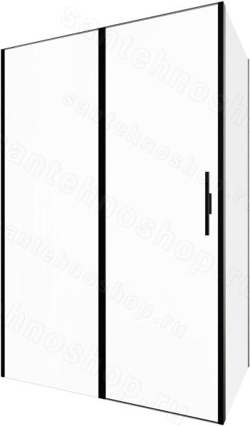 Душевой уголок Allen Brau Priority 3.31012.BBA+3.31021.BBA 140x100, профиль , профиль черный