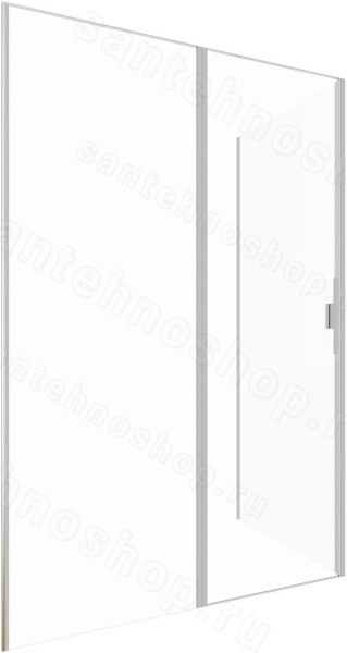 Душевой уголок Allen Brau Priority 3.31035.BA+3.31047.BA 140x100, профиль се, профиль серебро