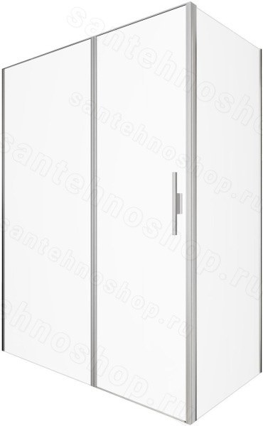 Душевой уголок Allen Brau Priority 3.31038.BA+3.31044.BA 160x90, профиль сер, профиль серебро