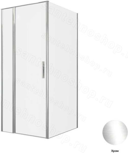 Душевой уголок Allen Brau Priority 3.31025.00+3.31046.00 90x100, профиль хро, профиль хром
