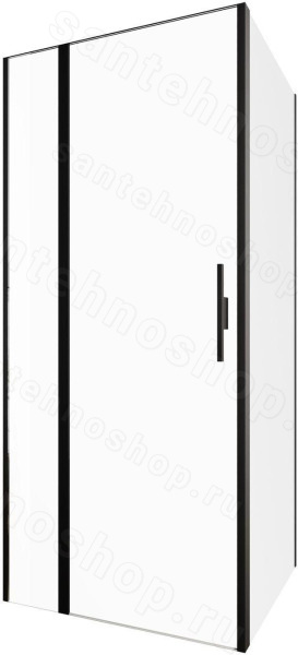 Душевой уголок Allen Brau Priority 3.31003.BBA+3.31015.BBA 90x80, профиль че, профиль черный