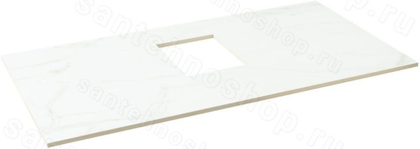 Столешница Allen Brau Infinity 1.21011.M 85x46 из керамогранита, мрамор 85x46 из керамогранита, мрамор