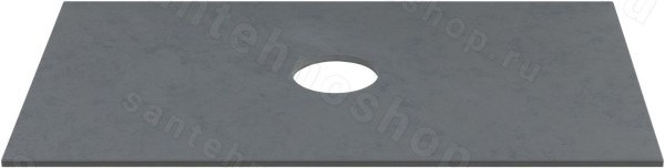 Столешница Allen Brau Liberty 1.33007.G 75x42 из керамогранита, графит 75x42 из керамогранита, графит