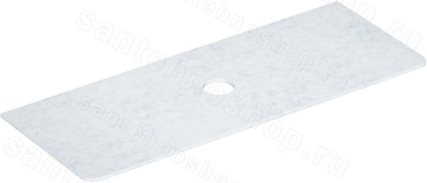 Столешница Allen Brau Paris 1.36016.AL 120x46 из искусственного камня, альба 120x46 из искусственного камня, альба