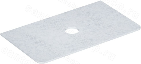 Столешница Allen Brau Paris 1.36014.AL 80x46 из искусственного камня, альба 80x46 из искусственного камня, альба