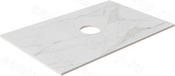 Столешница Allen Brau Reality 1.32022.M 70x46 из керамогранита, мрамор 70x46 из керамогранита, мрамор