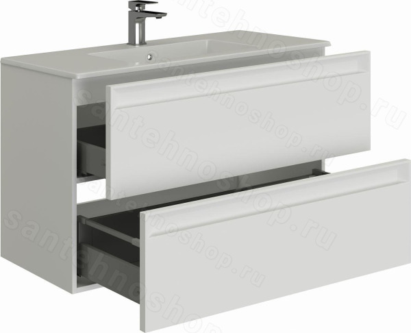 Тумба под раковину Allen Brau Eclipse 1.E1001.WM 60x46 2.0 белый матовый белый матовый