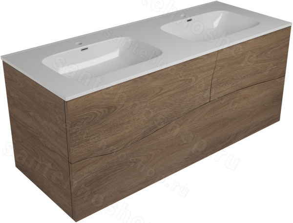 Тумба под раковину Allen Brau Glority 1.35004.NW 120x46 дуб антик 120x46 дуб антик
