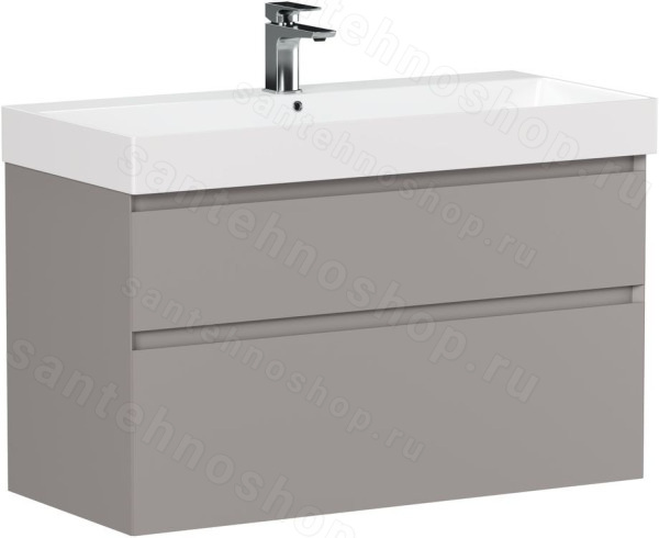 Тумба под раковину Allen Brau Infinity 1.210027.PGM 100x43 платина матовый 100x43 платина матовый