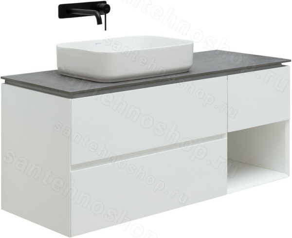 Тумба под раковину Allen Brau Infinity 1.21005.WM 120x45 L белый матовый 120x45 L белый матовый
