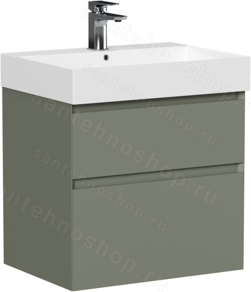 Тумба под раковину Allen Brau Infinity 1.210024.CGM 60x43 олива матовая 60x43 олива матовая