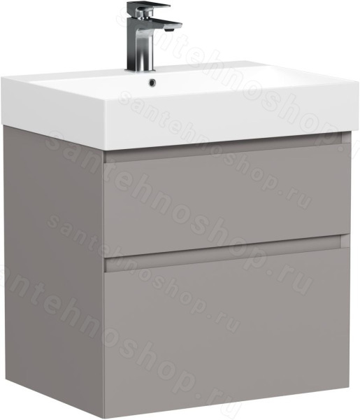 Тумба под раковину Allen Brau Infinity 1.210024.PGM 60x43 платина матовый 60x43 платина матовый