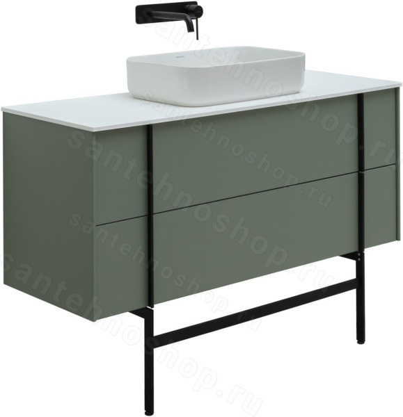 Тумба под раковину Allen Brau Reality 1.32008.CGM 120x46 олива матовая 120x46 олива матовая