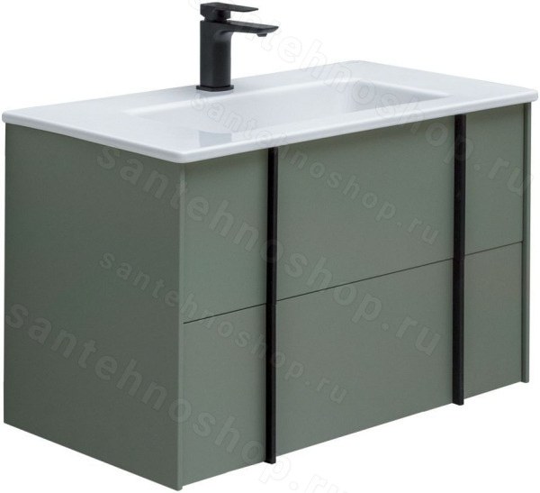 Тумба под раковину Allen Brau Reality 1.32005.CGM 80x46 олива матовая 80x46 олива матовая