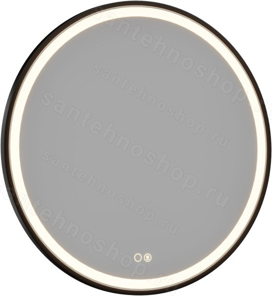 Зеркало с подсветкой Allen Brau Gravity 80 1.37002.BL 80x80, черный 80x80, черный