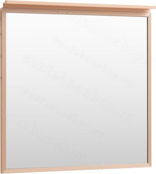 Зеркало с подсветкой Allen Brau Priority 80 1.31015.60 80x75, медь брашированная 80x75, медь брашированная