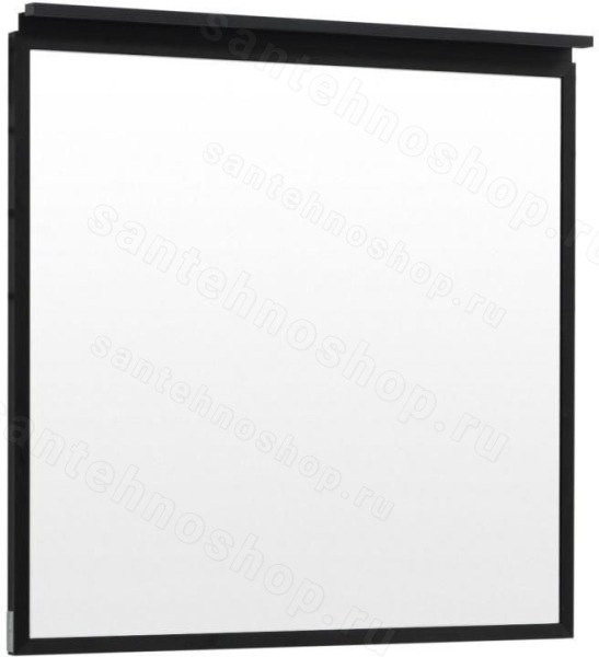 Зеркало с подсветкой Allen Brau Priority 80 1.31015.BB 80x75, черный брашированный 80x75, черный брашированный
