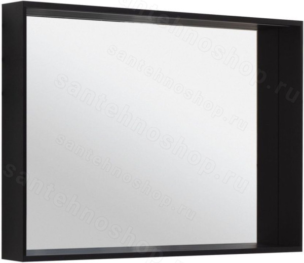 Зеркало с подсветкой Allen Brau Reality 100 1.32020.BB 100x75, черный брашированный 100x75, черный брашированный