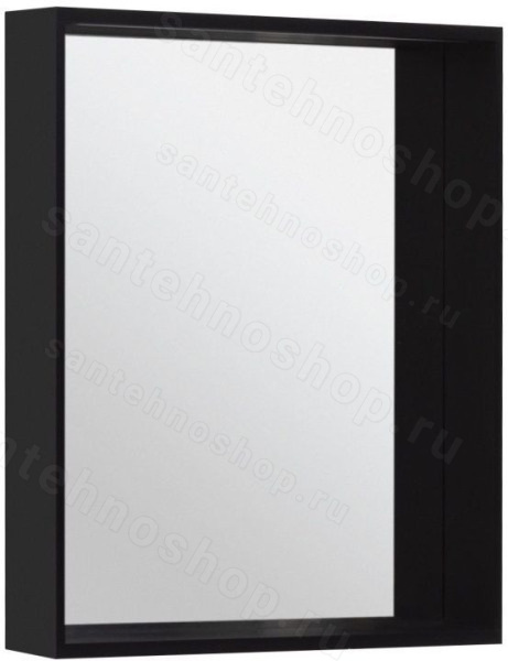 Зеркало с подсветкой Allen Brau Reality 60 1.32016.BB 60x75, черный брашированный 60x75, черный брашированный