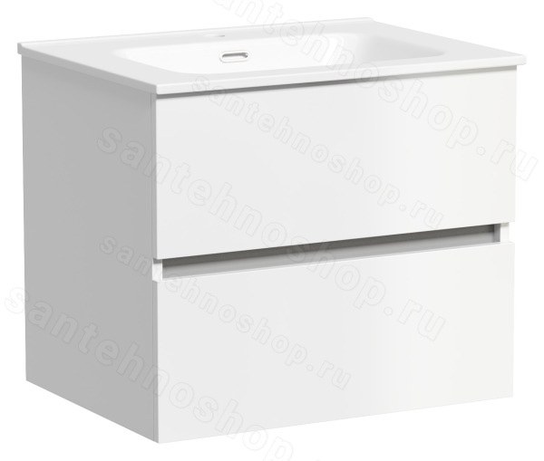 Тумба под раковину Sancos Urban UR60W 60x45 подвесная, белый глянец 60x45 подвесная, белый глянец